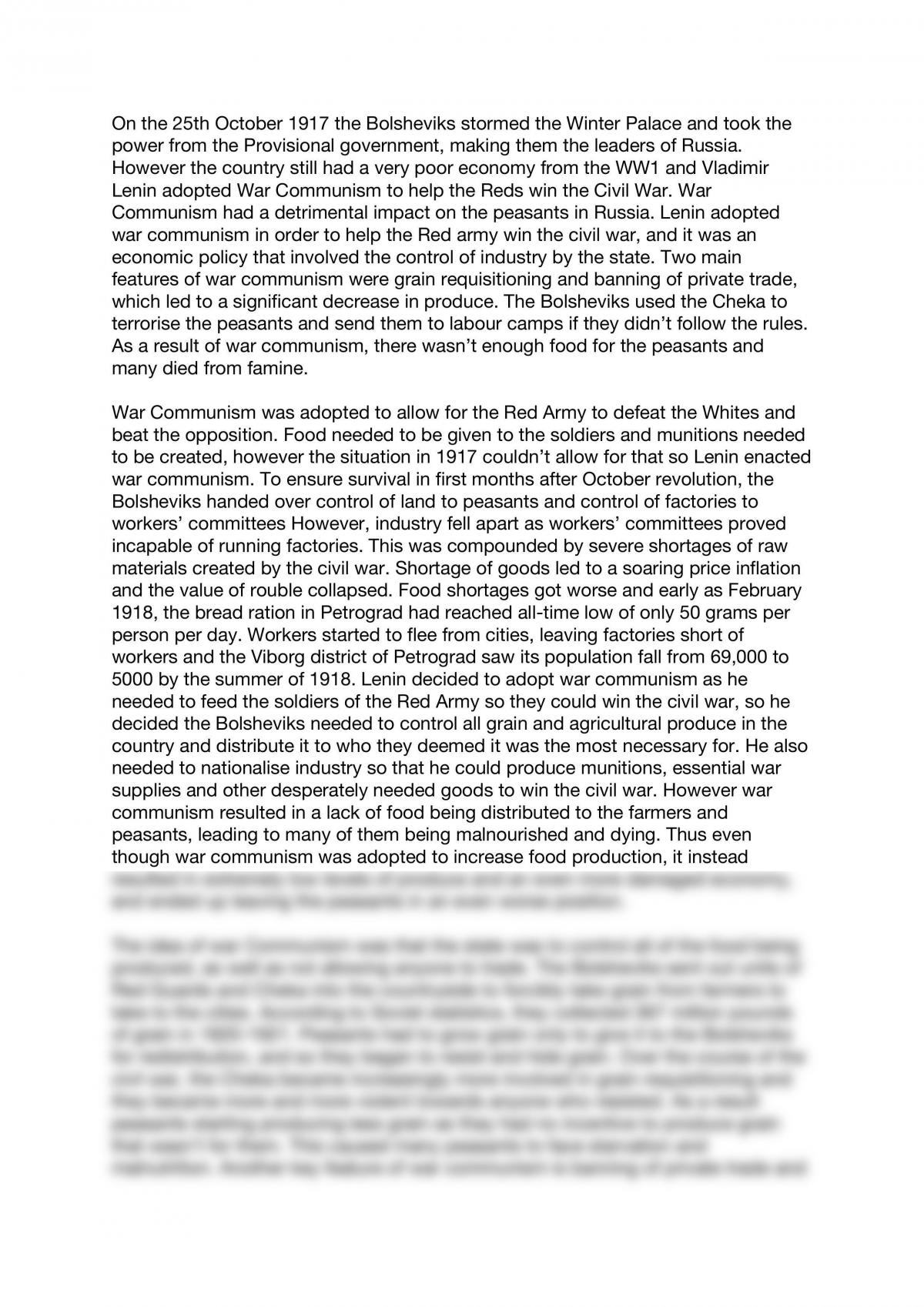 communism essay pdf
