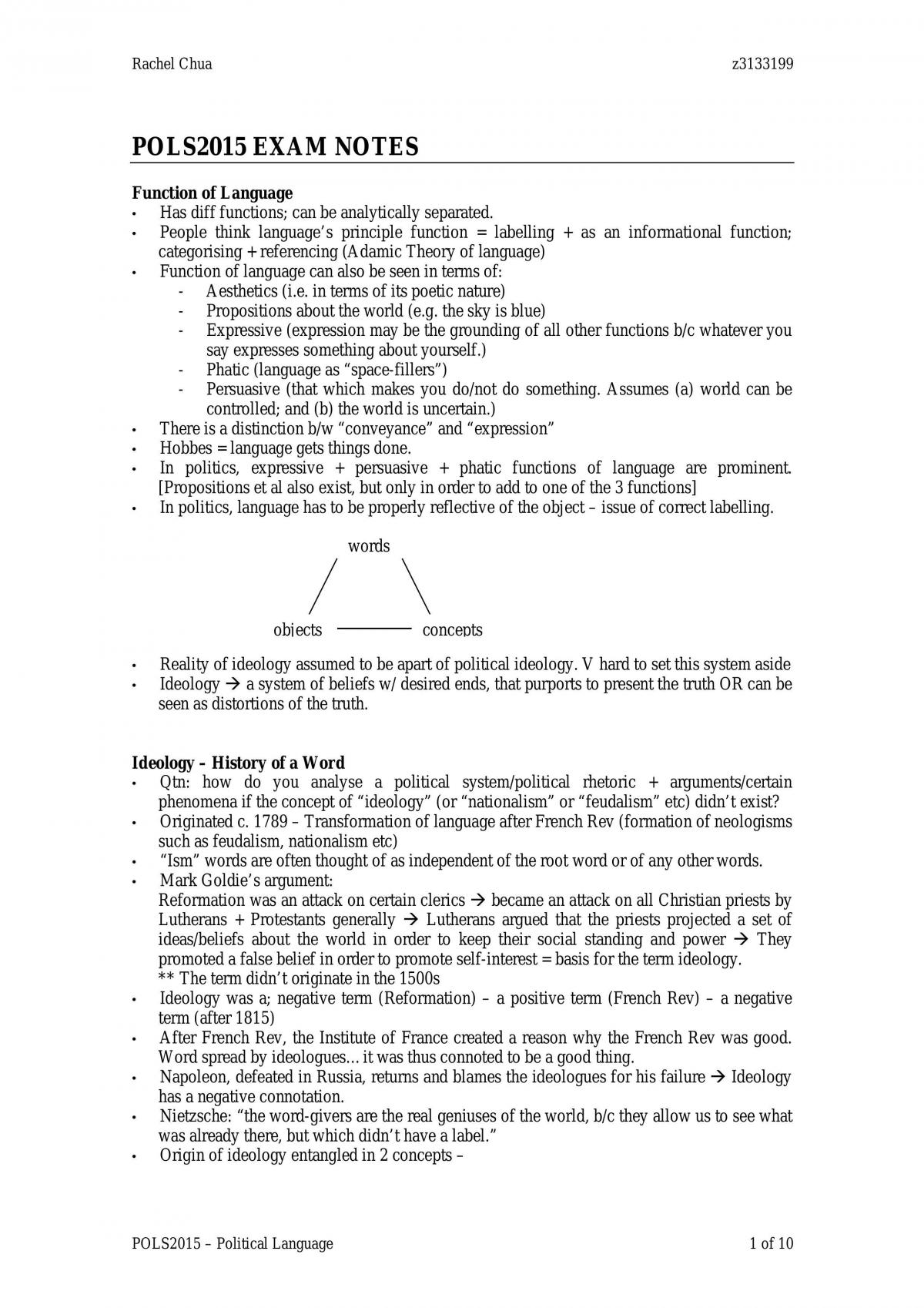 Lecture Notes - Page 1