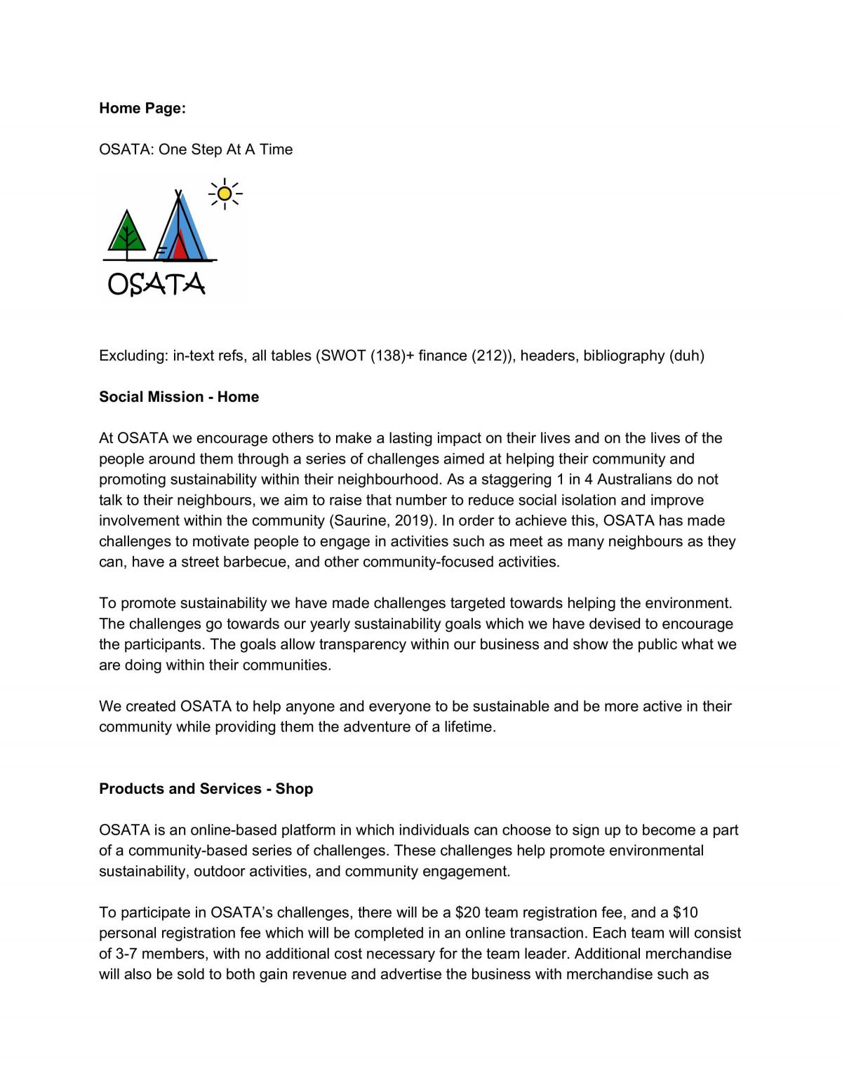 Creating a social enterprise  - Page 1