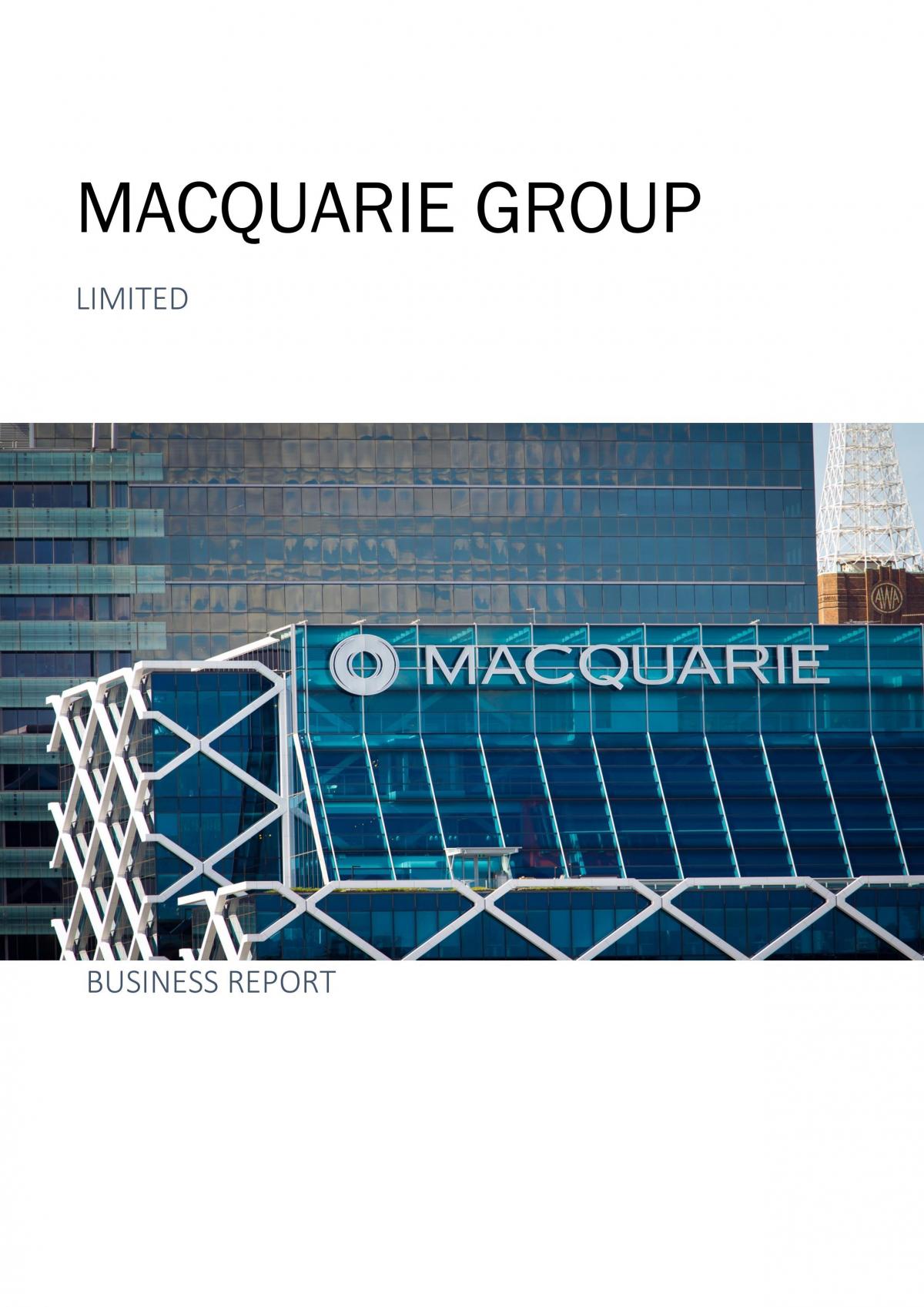 Comparative Financial Analysis - Macquarie, JP Morgan, Qantas - Page 1
