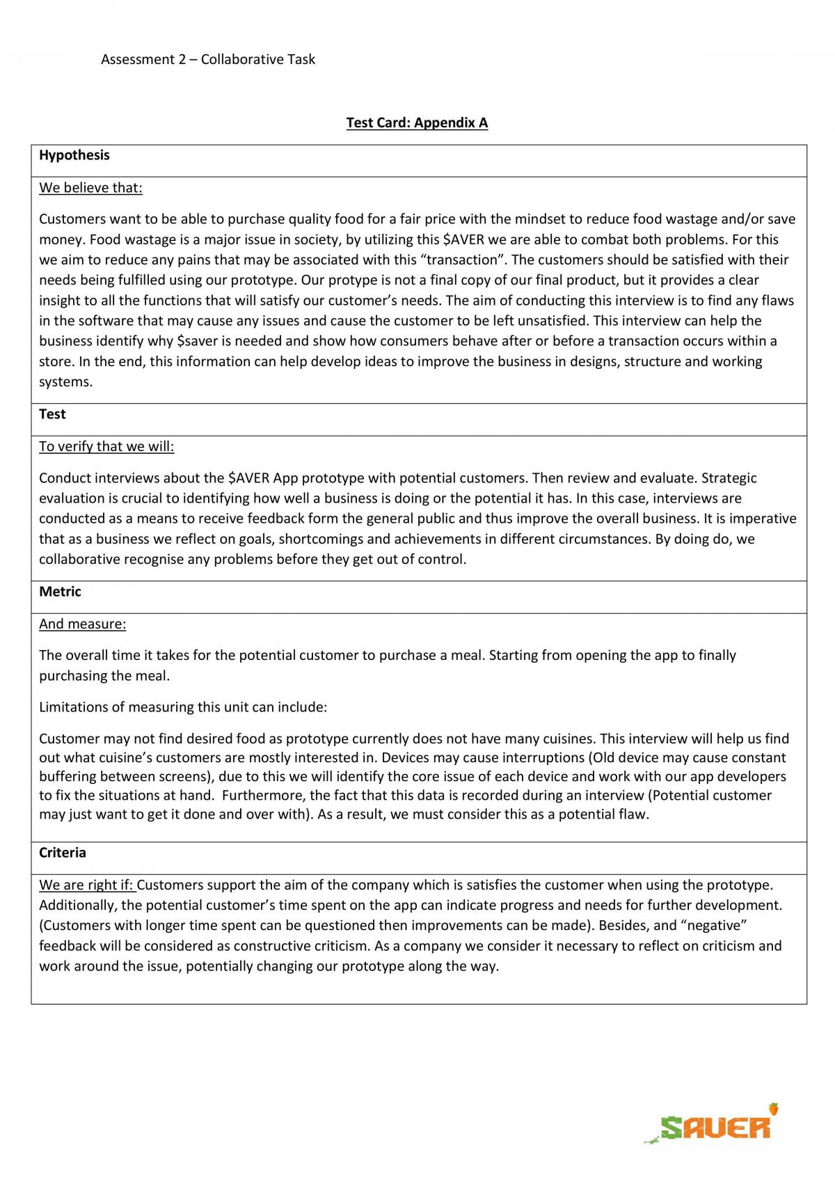Assessment 2- Collaborative Task - Page 1