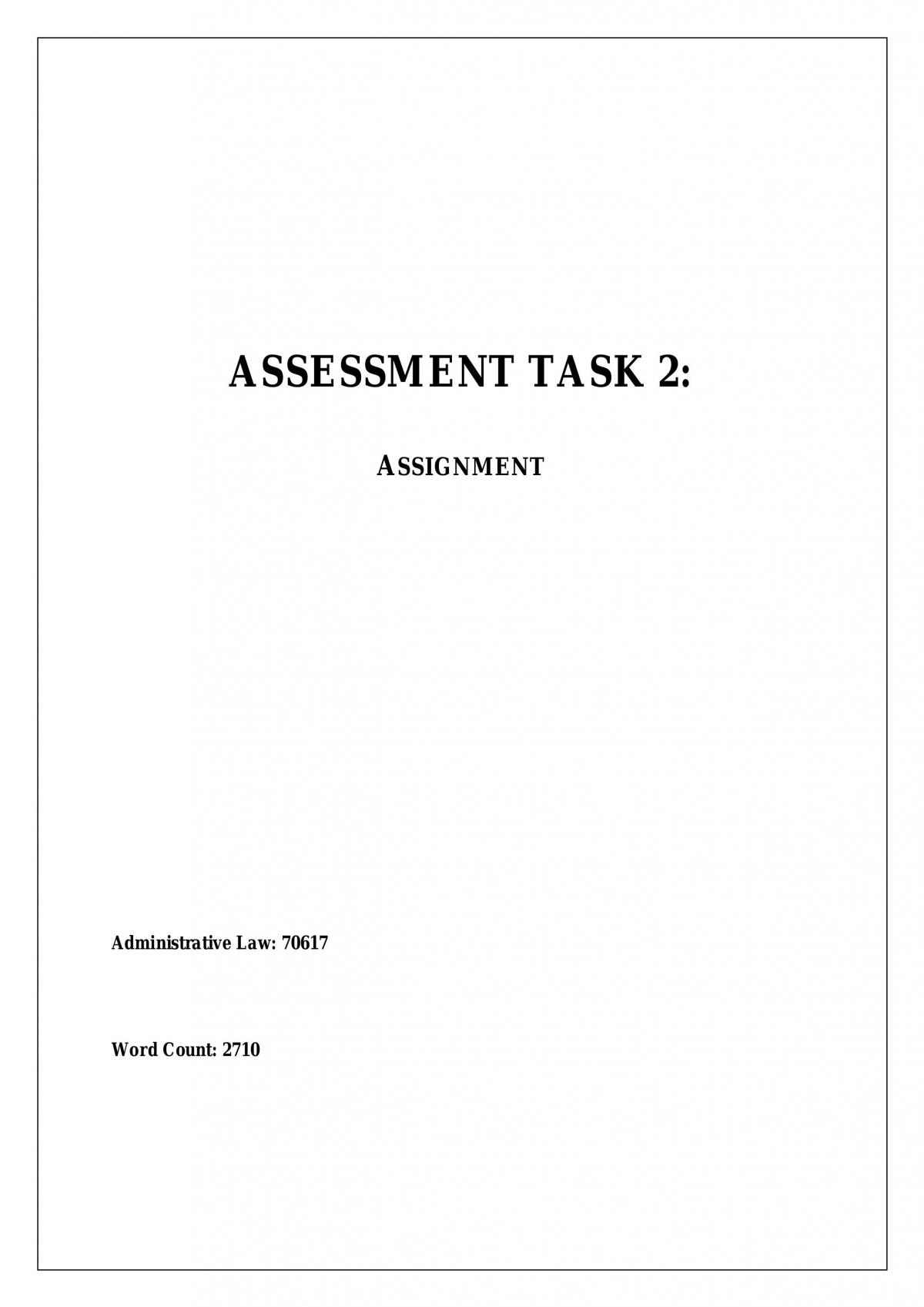 Problem Question Assignment  - Page 1