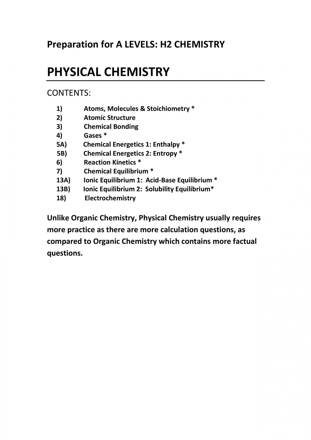 H2 Paper1 Physical Chemistry - Page 1