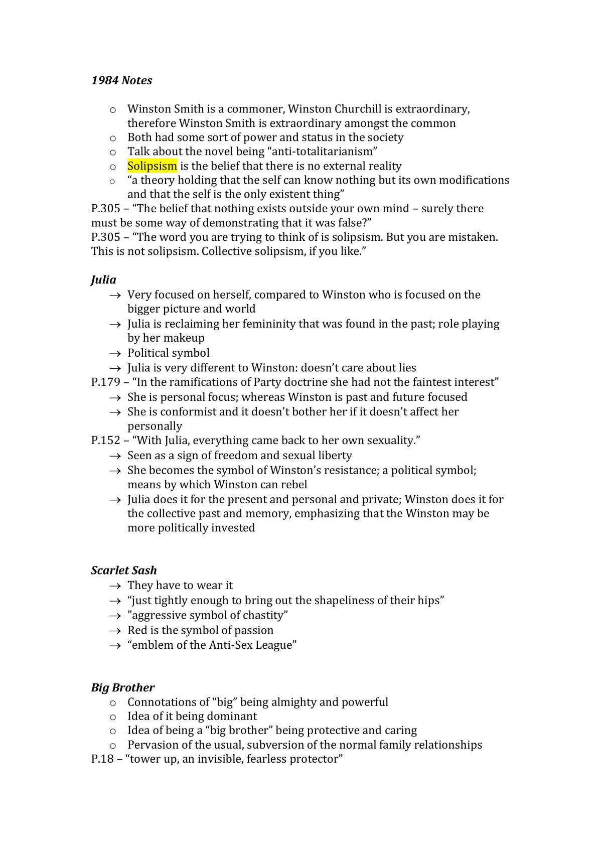 1984 Complete Notes - Page 1