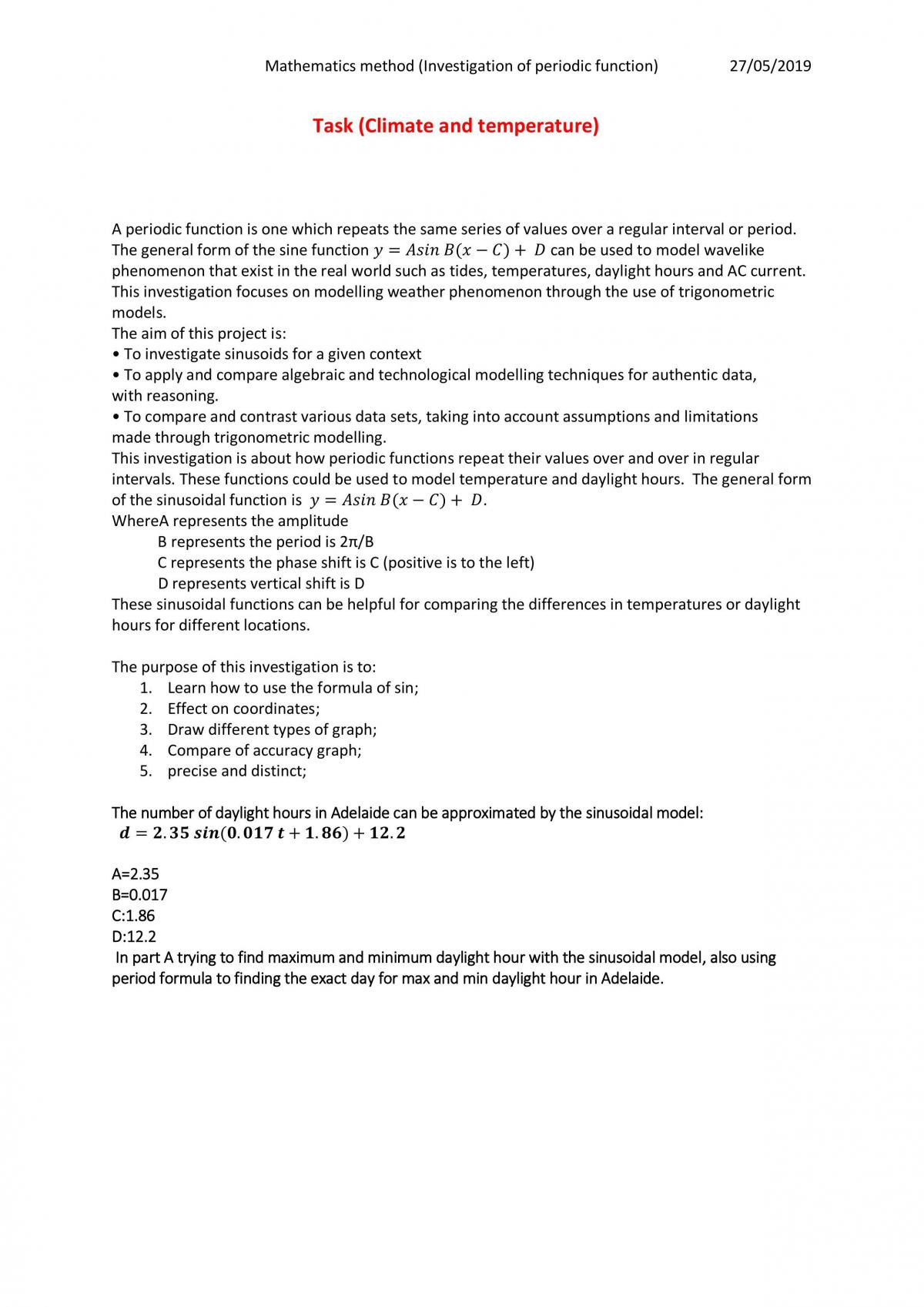 Climate Change Temperature  - Page 1