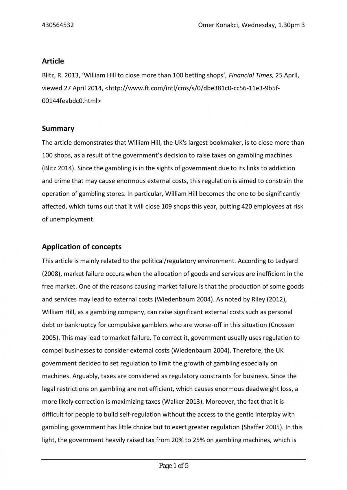 BUSS1002 MSA2 -- essay - Page 1