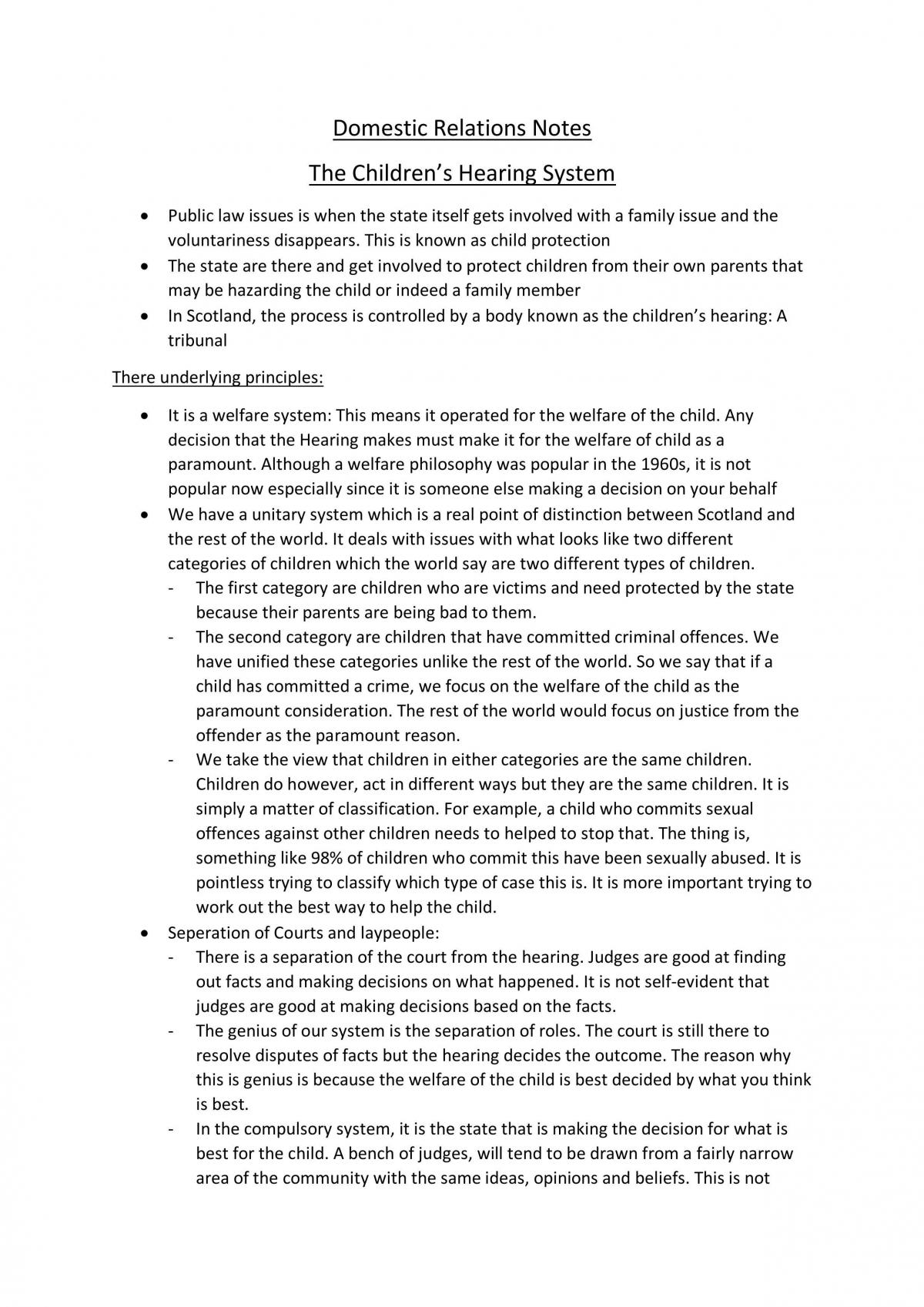 Full Domestic Relations notes  - Page 1