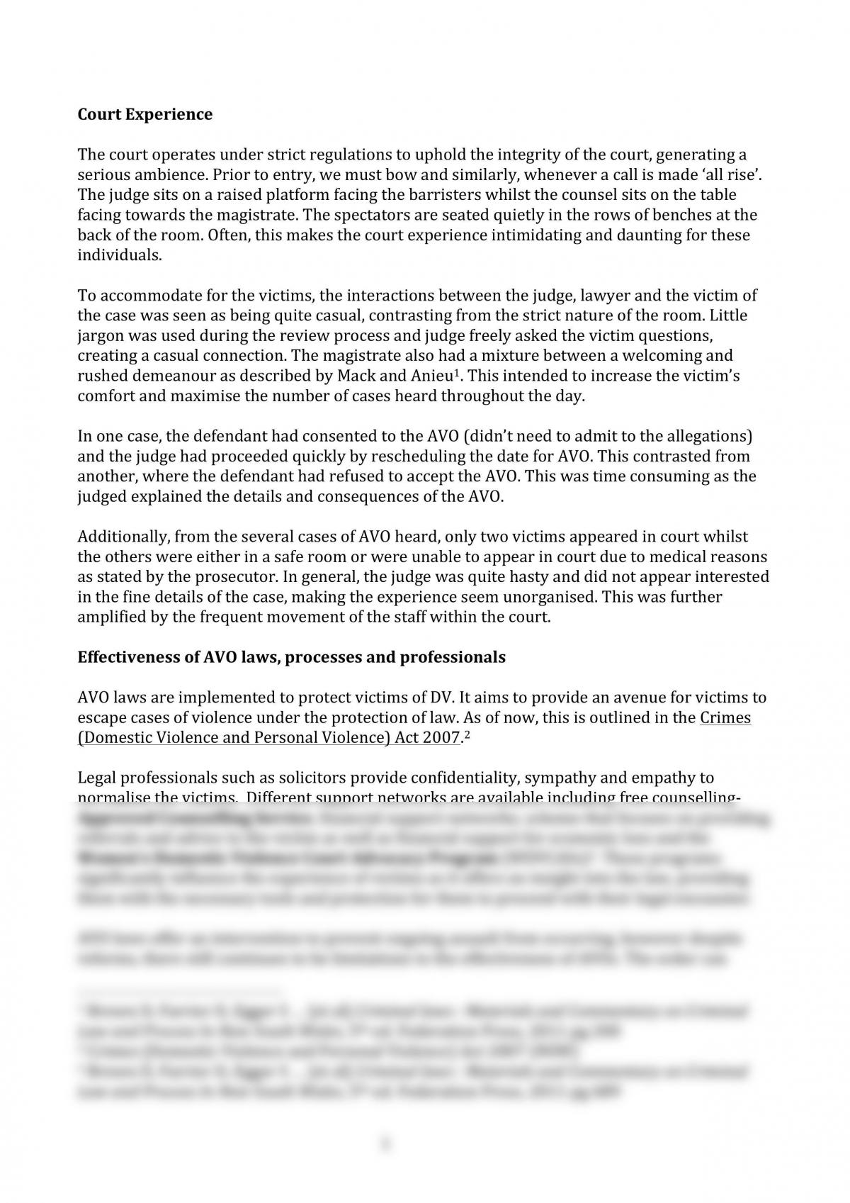 AVO Assignment #1 - Page 1