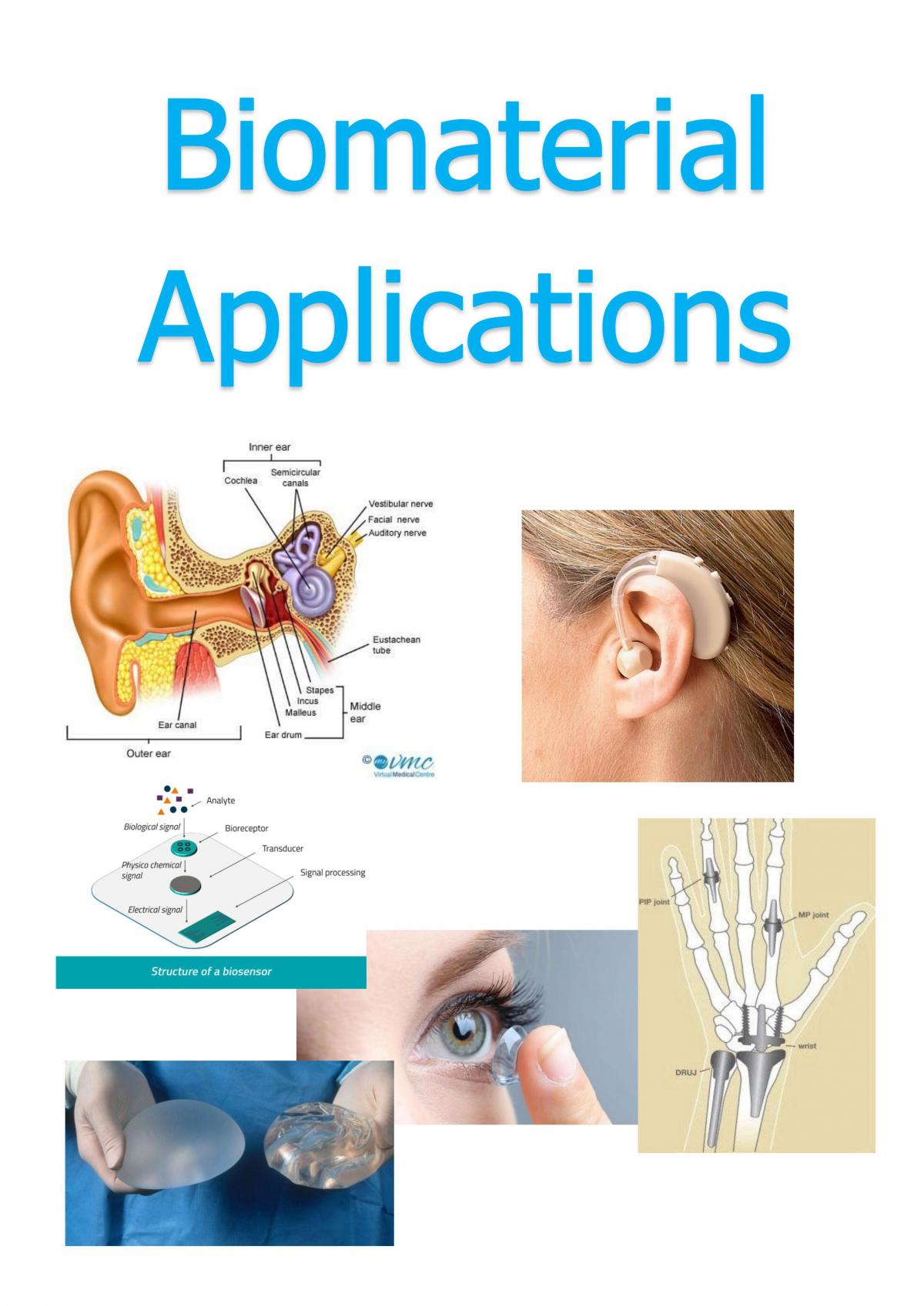 Biomaterial Applications Notes - Page 1