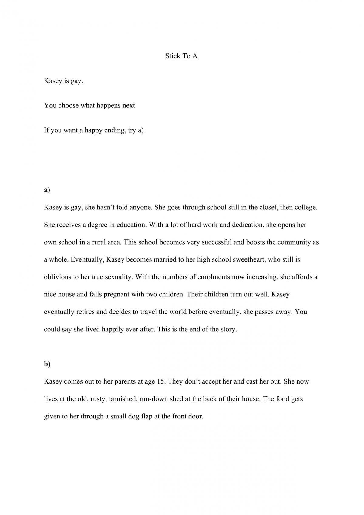 Outsider Sample Essay - Page 1