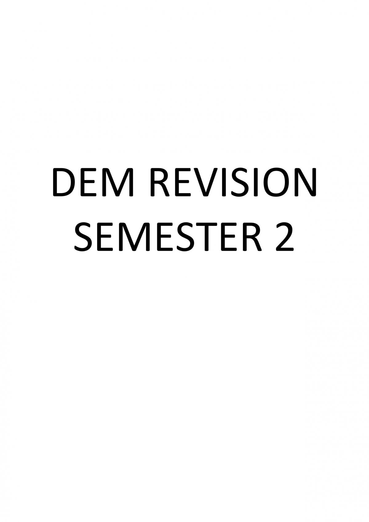 Decision Making Revision Notes - Page 1