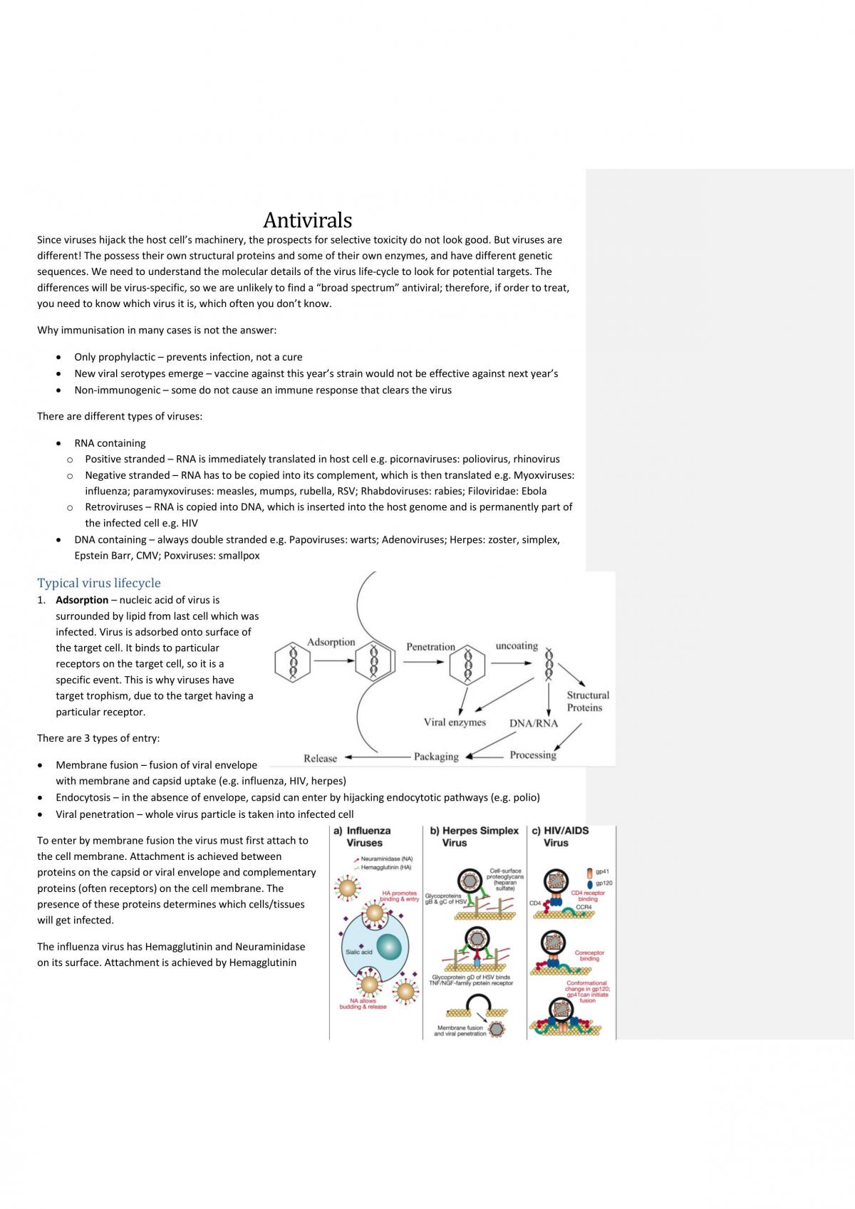 Selective Toxicity full study notes - Page 1