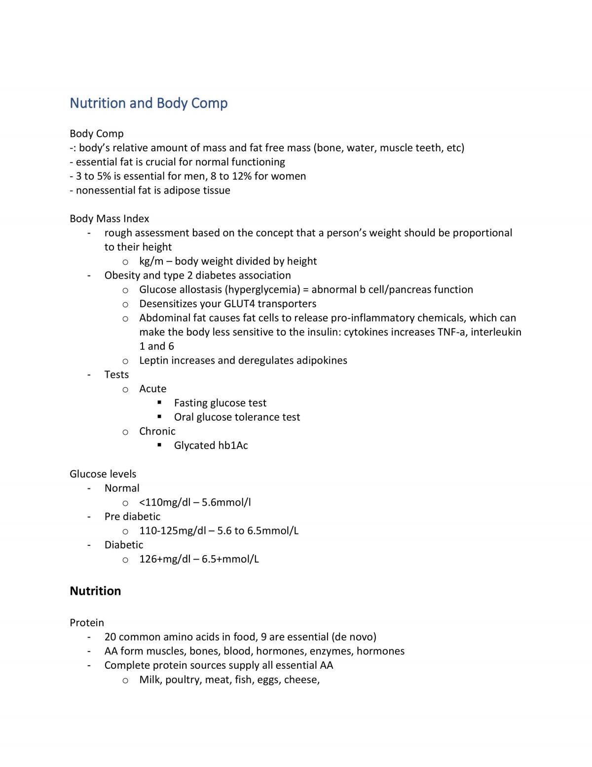 KIN 103 Active Health Final Notes - Page 1
