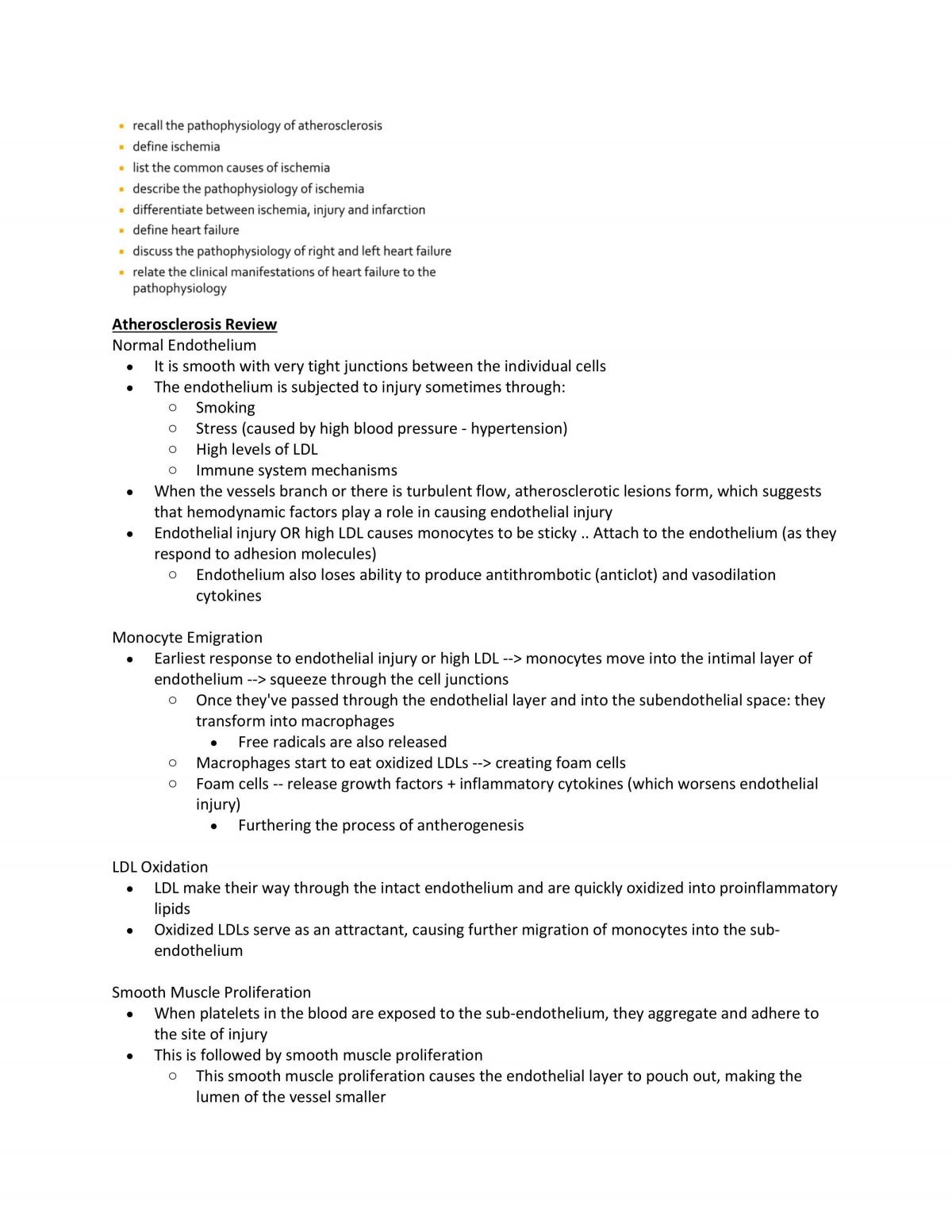 Complete Notes For Pathophysiology (Winter) - Page 1
