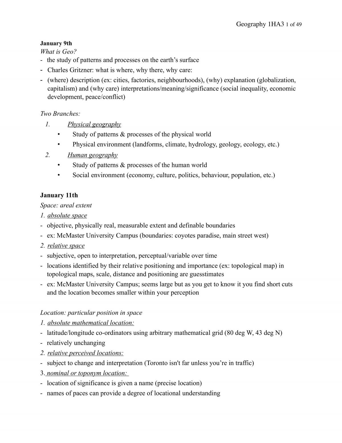 Society, Culture and Environment Entire Course Notes - Page 1