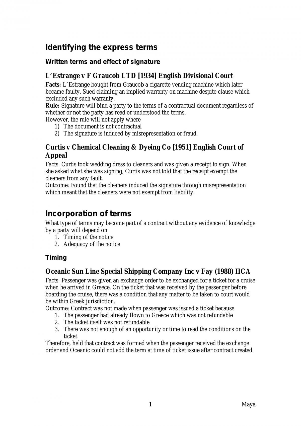 Contracts 2 Notes - Page 1