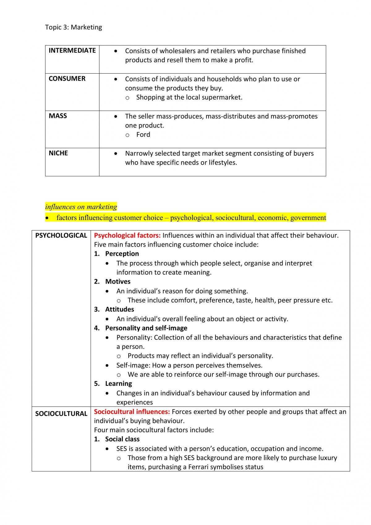 Topic 3: Marketing  - Page 3