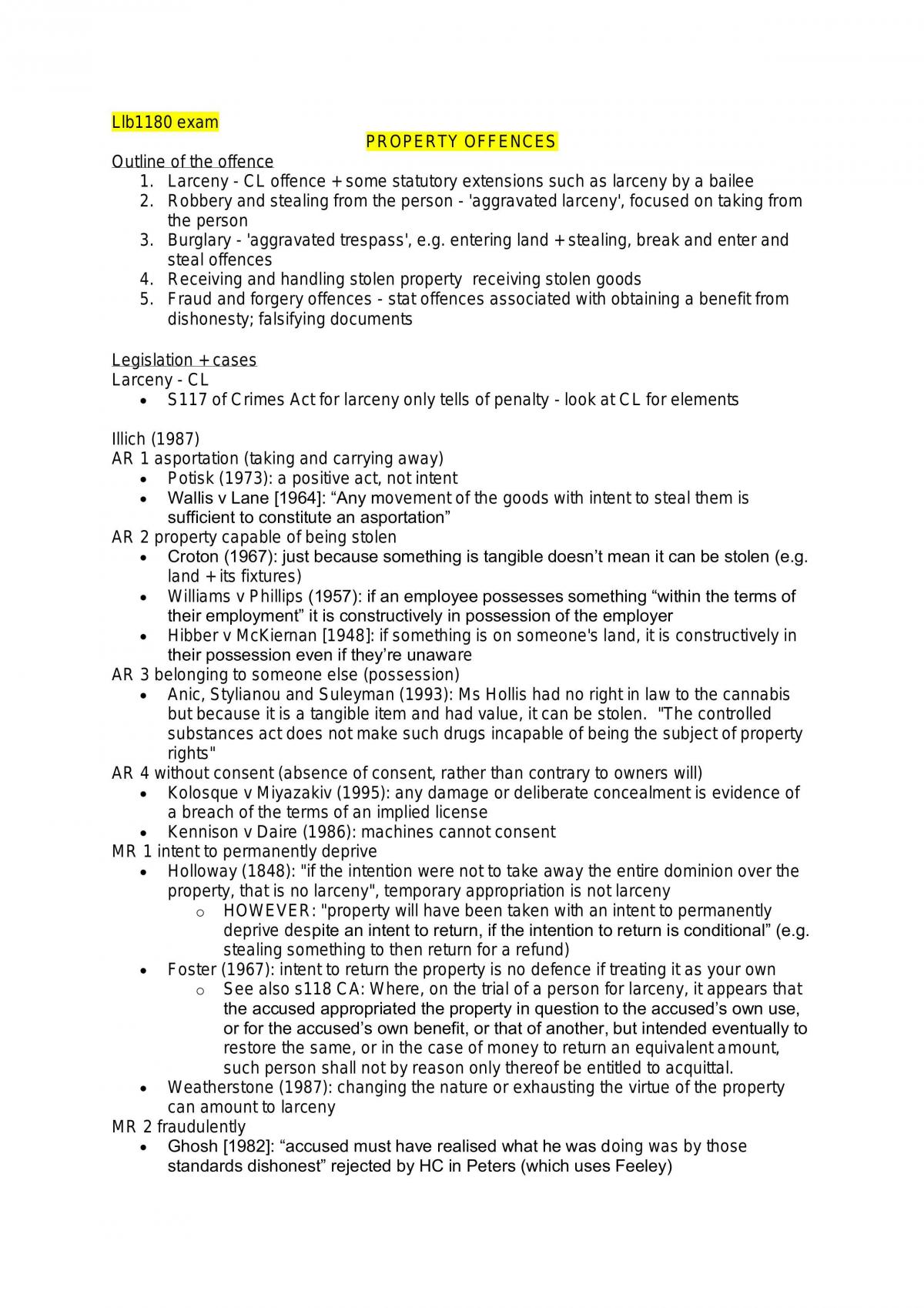 LLB1180 Full Notes - Page 1