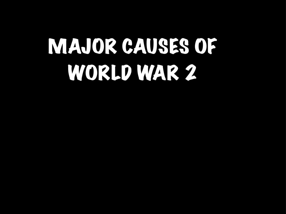 Timeline on Causes of WW2 - Page 1