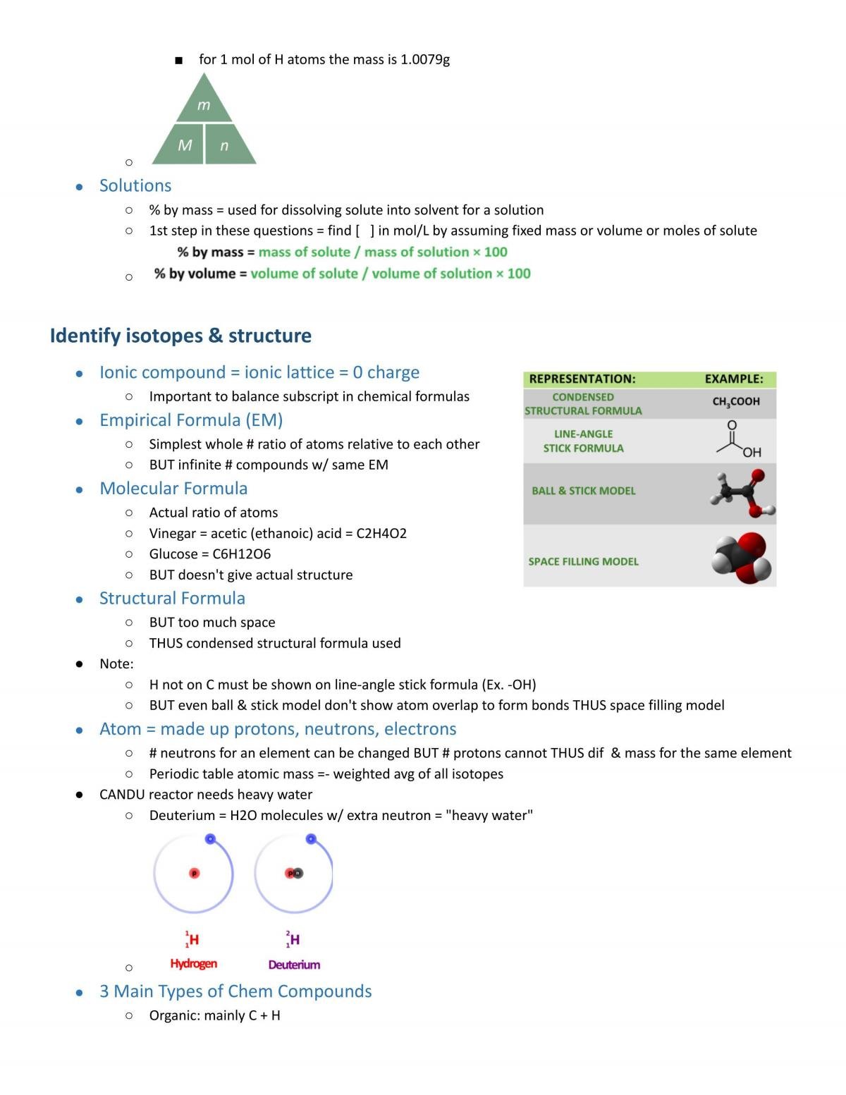 Course Notes - CHEM 1A03 Introductory Chemistry I - Page 4