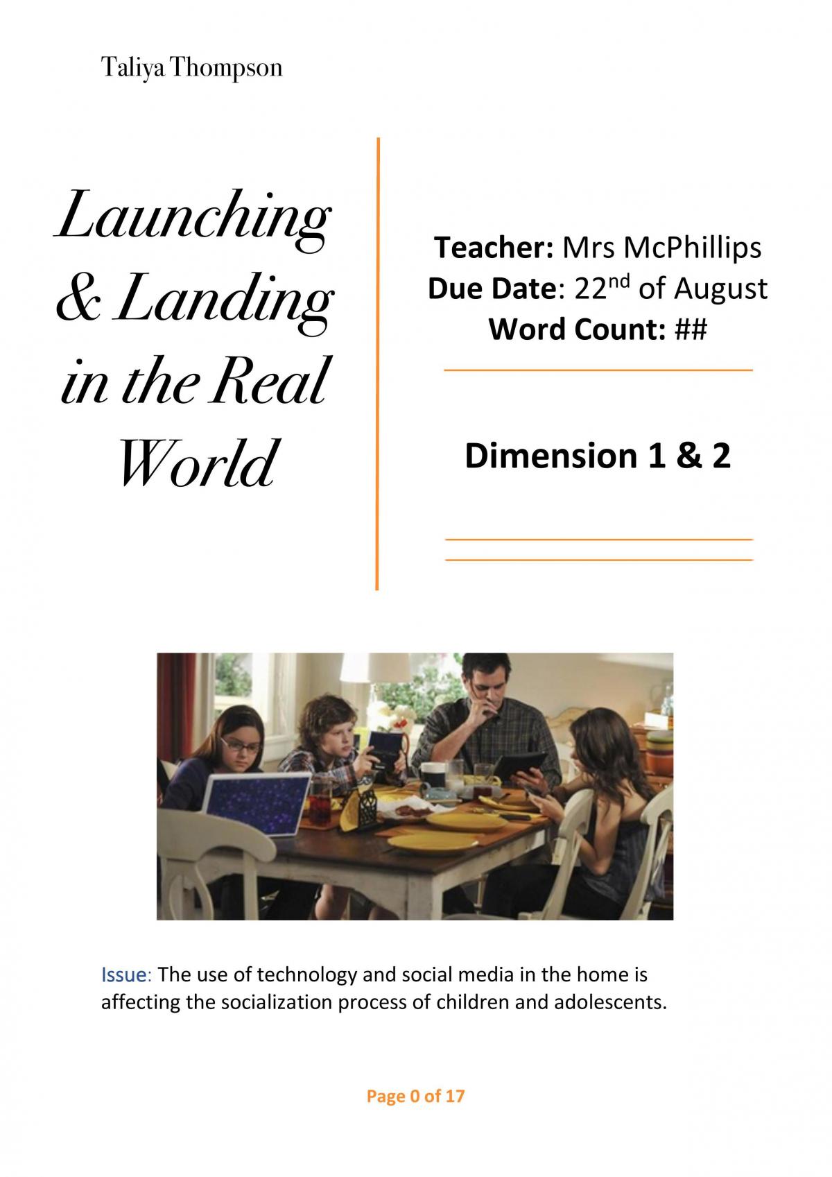 Launching and Landing in the Real World - Page 1