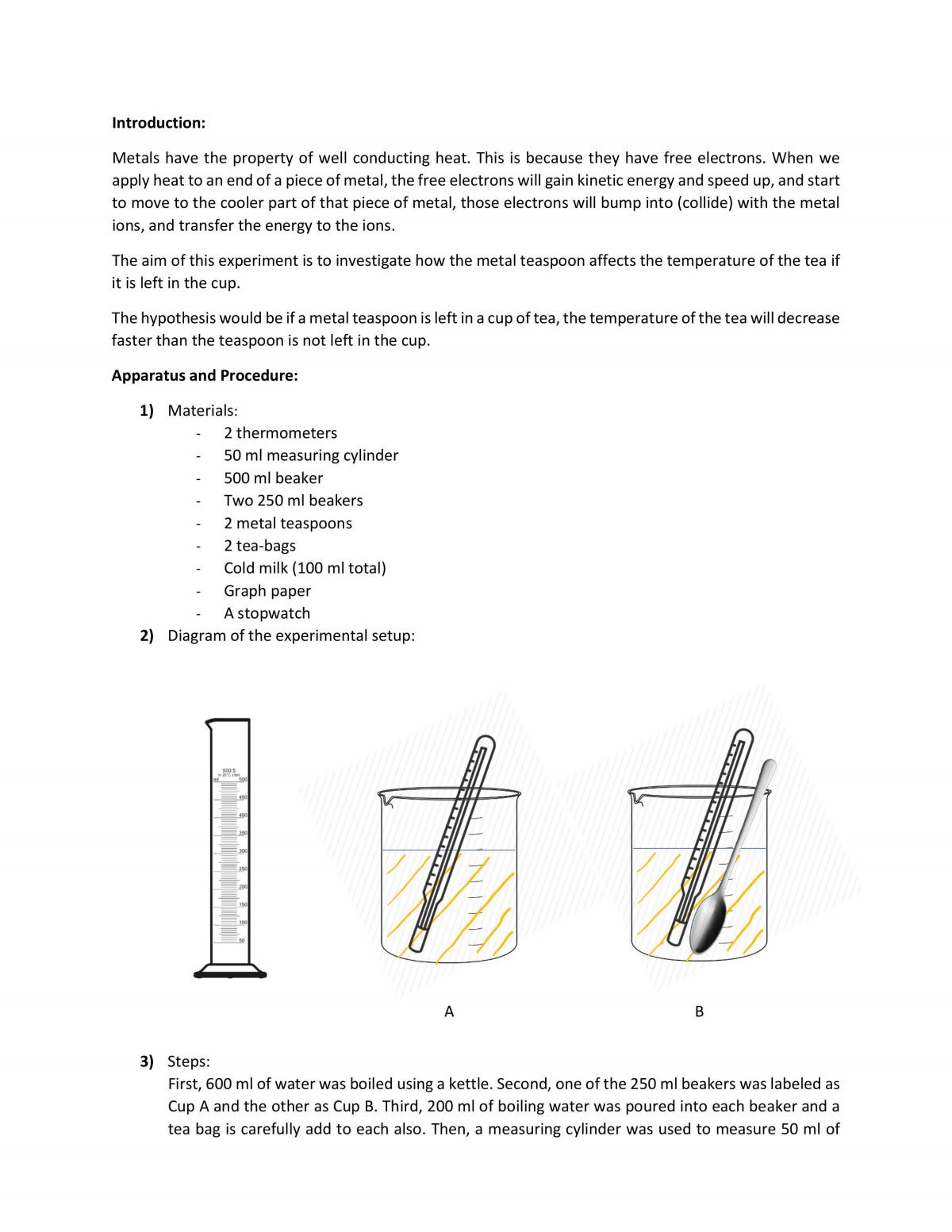 Cup of Tranquili - Tea Practical - Page 1