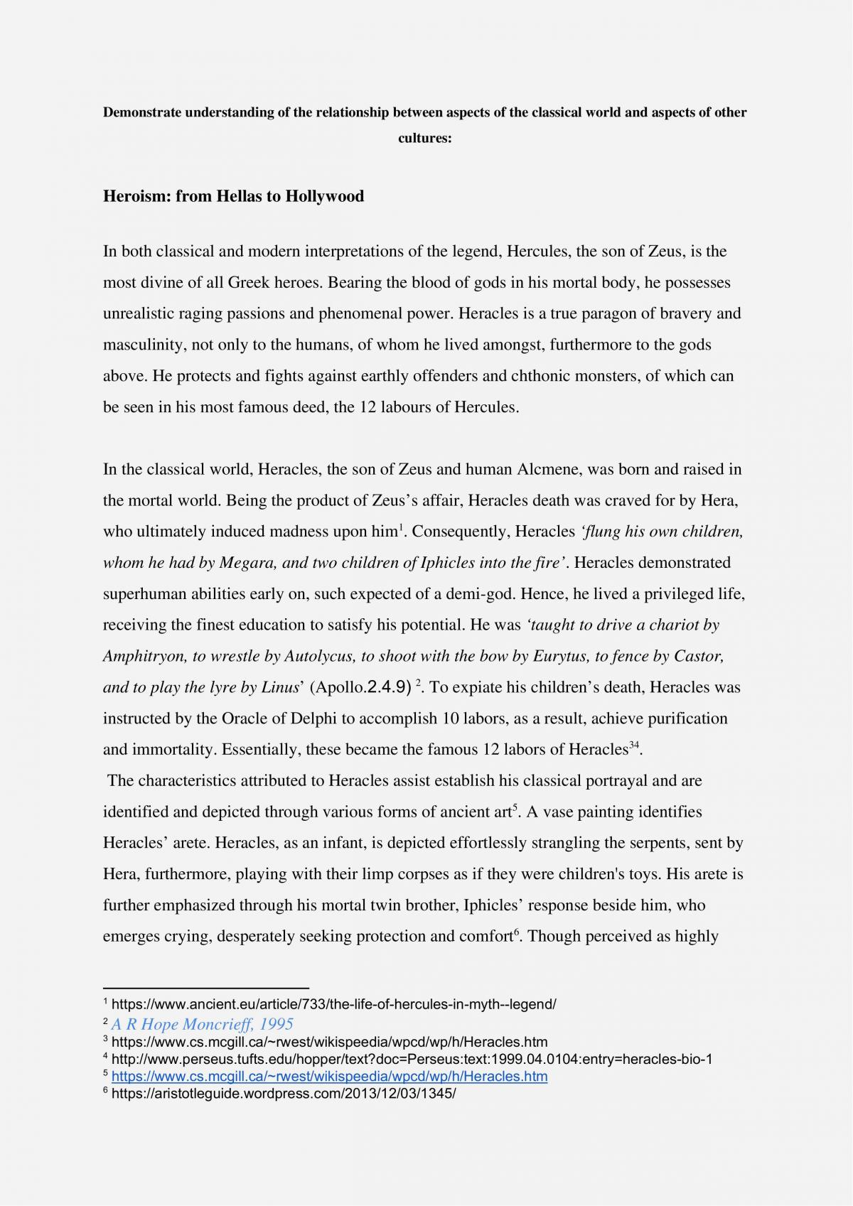 Heroism: From Hellas to Hollywood - Page 1