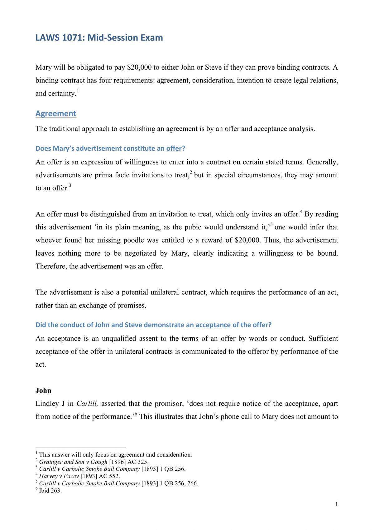 Mid term Problem Question - Page 1