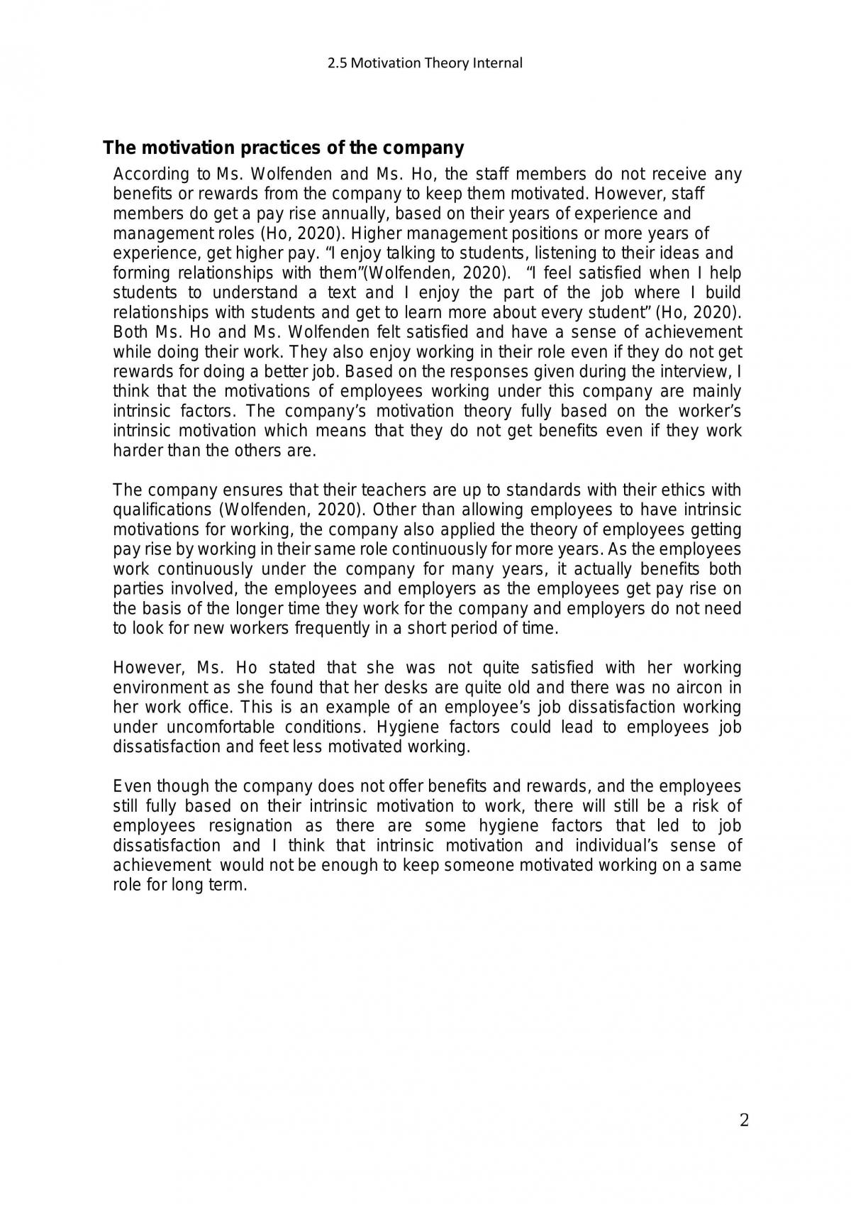 Motivational Theory Internal - Page 2