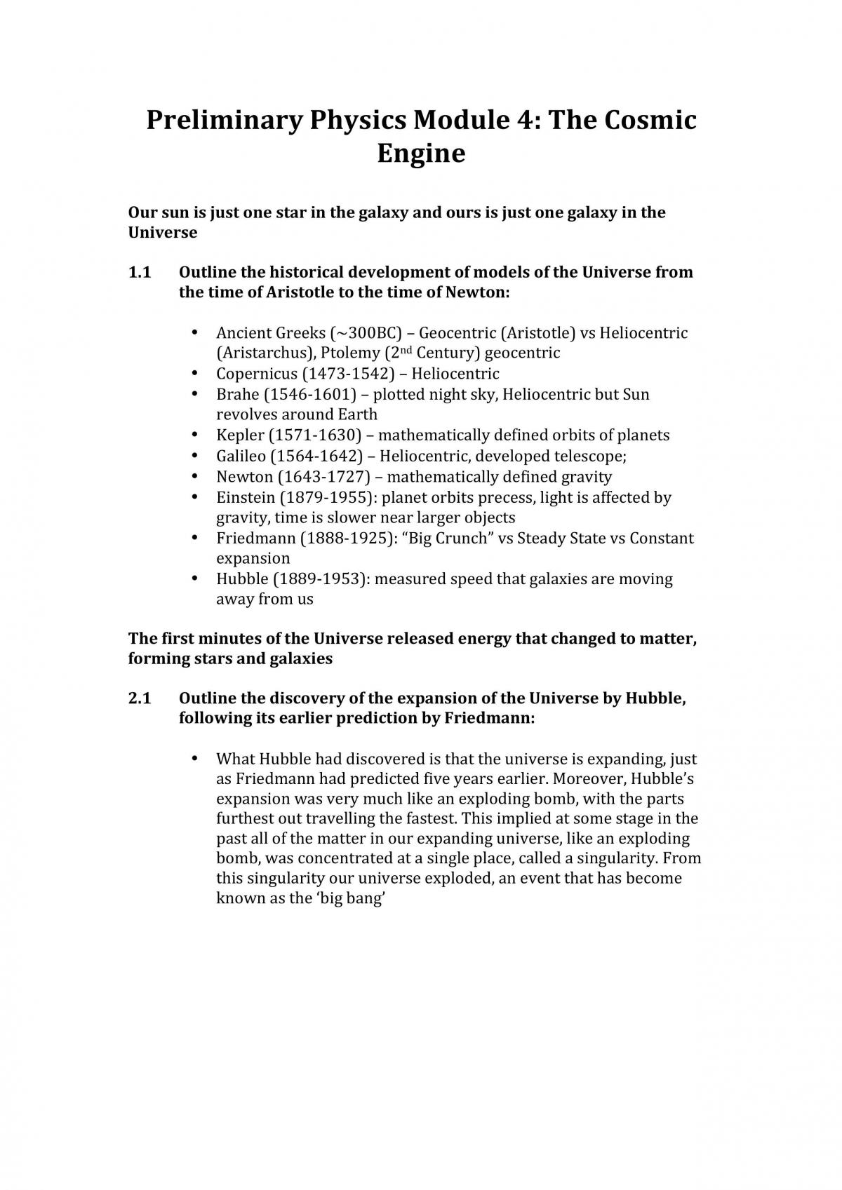 PHYSICS: COSMIC ENGINE - Page 1