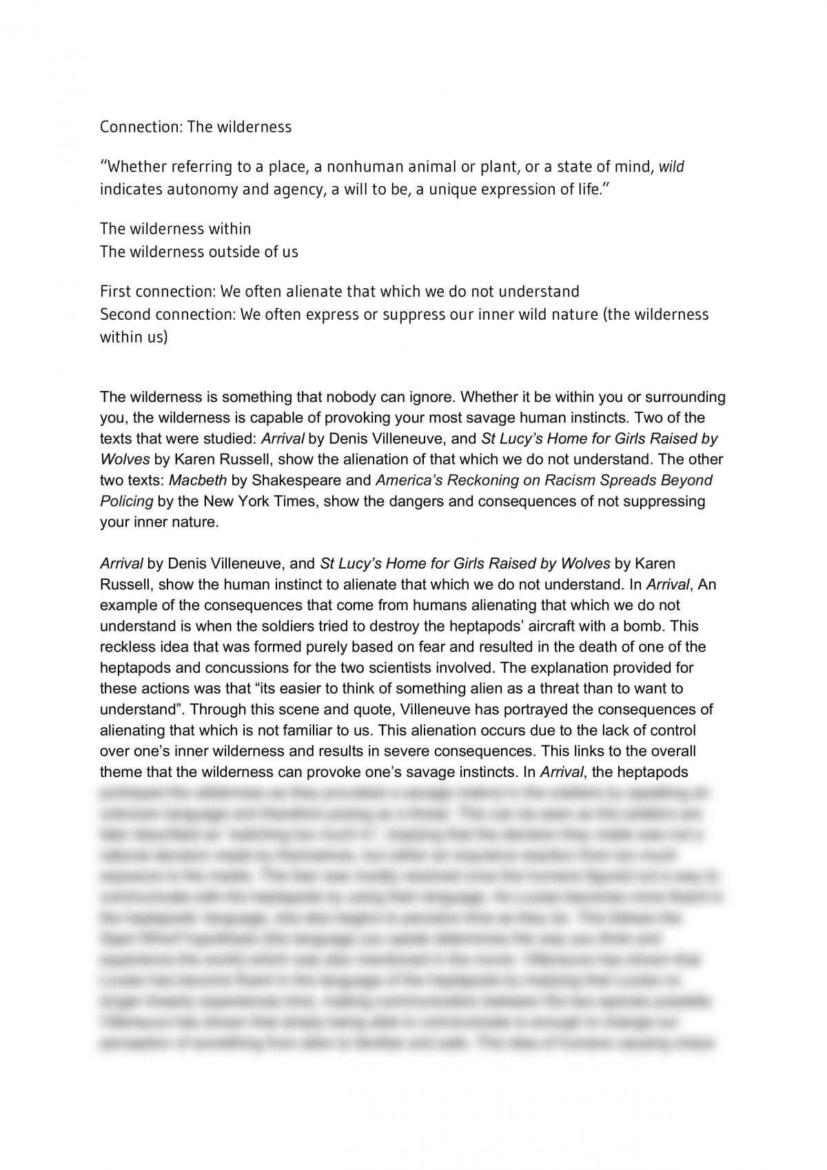 Connections Essay - Page 1