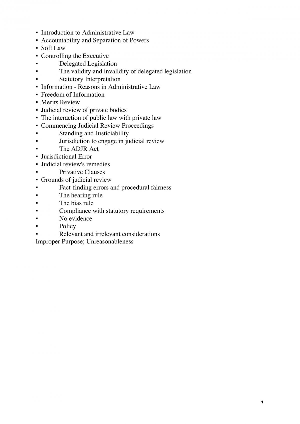 Final Notes - Page 1