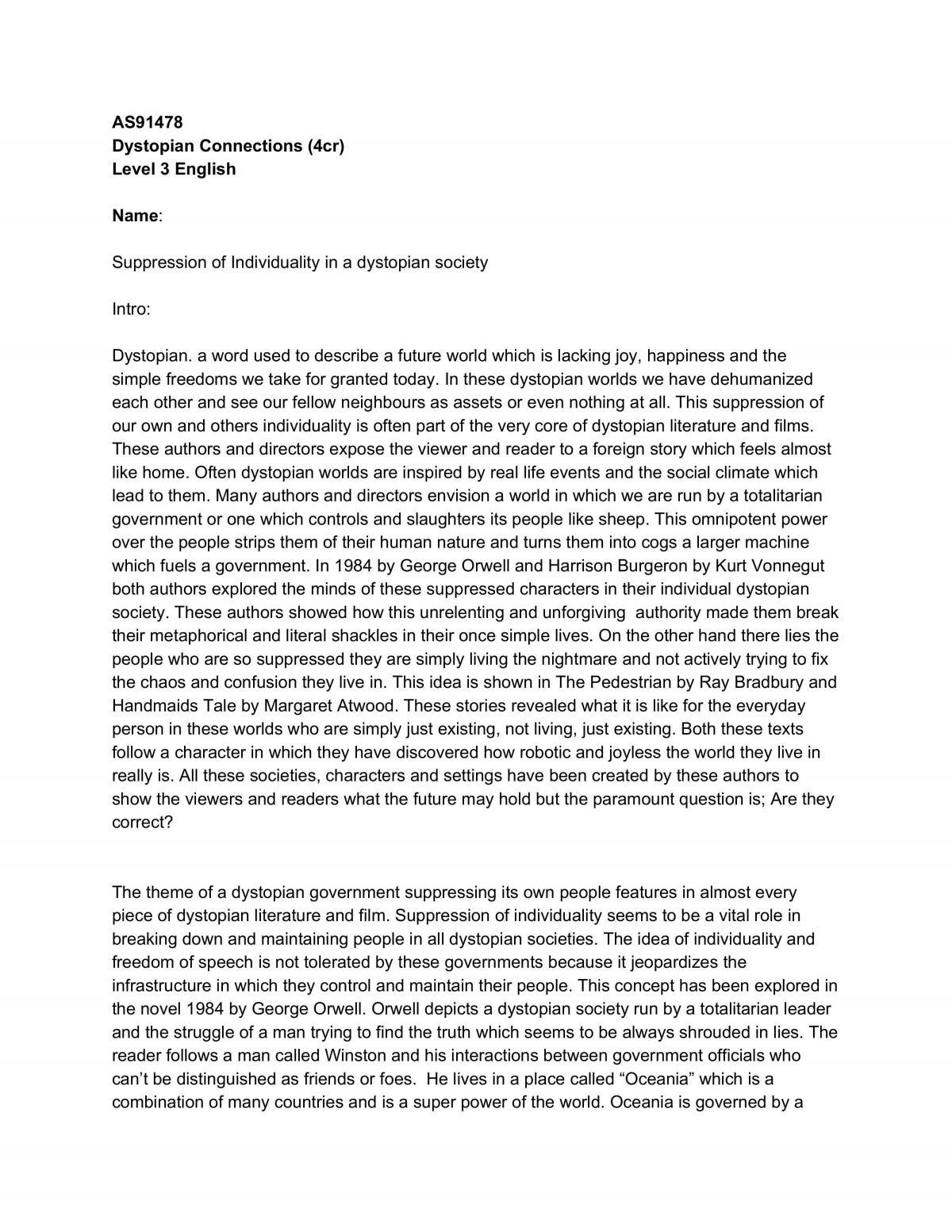 Connections assessment  - Page 1