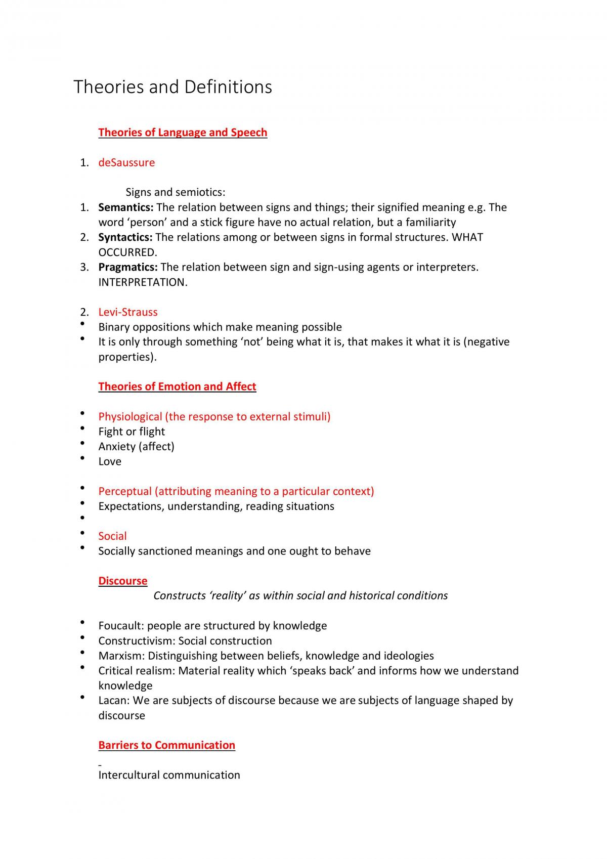 Communication in the Human Services Notes - Page 1