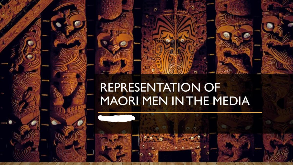 Level 3 Media Studies- Representations (Maori Men) - Page 1