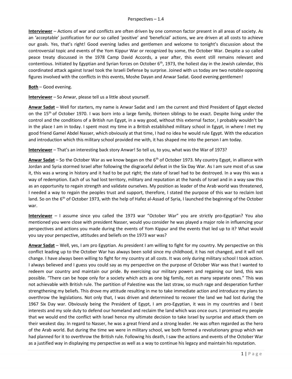 History - 1.4 Perspectives - Page 1
