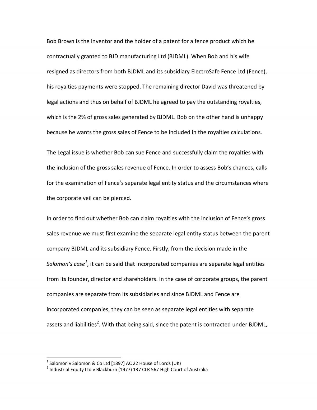 Assignment - Page 1