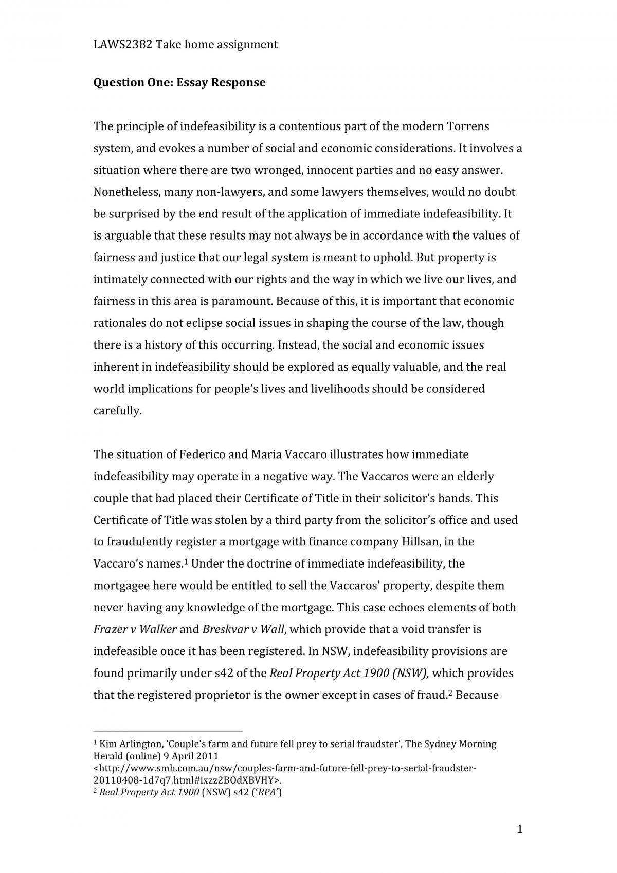 End of Semester Assignment - Page 1