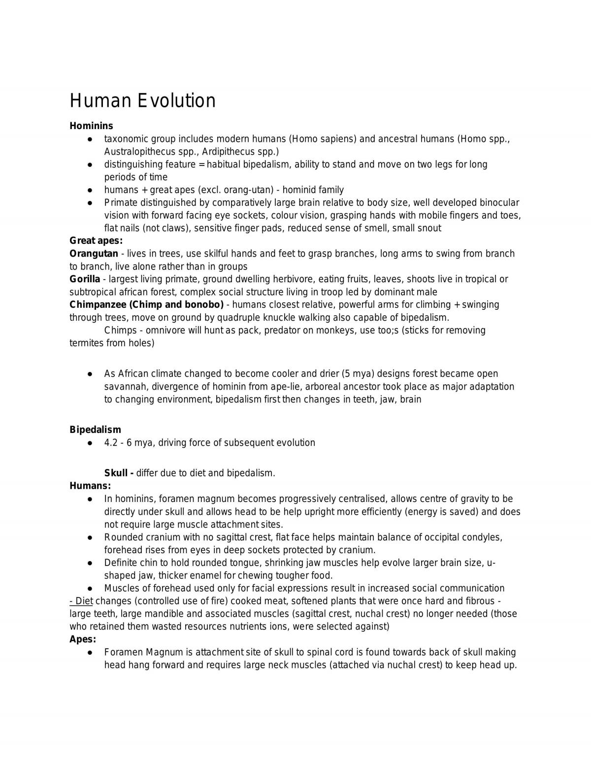 3.6 Biology Full Notes - Page 1