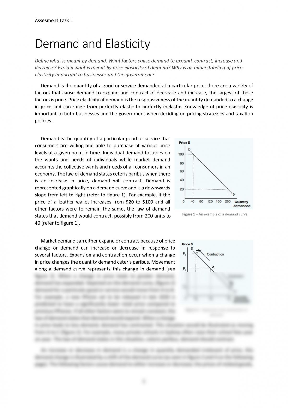research paper on economics elasticity