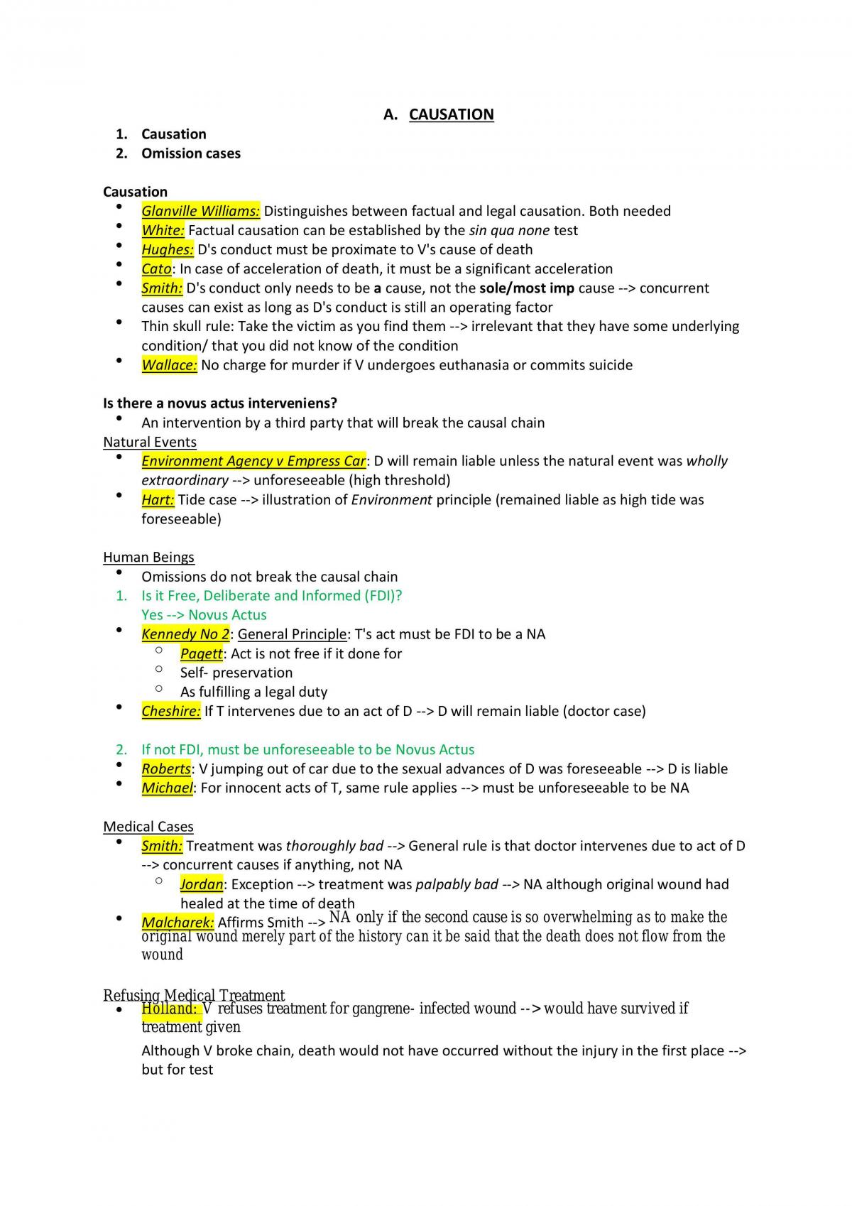 Complete Criminal Law Notes  - Page 1