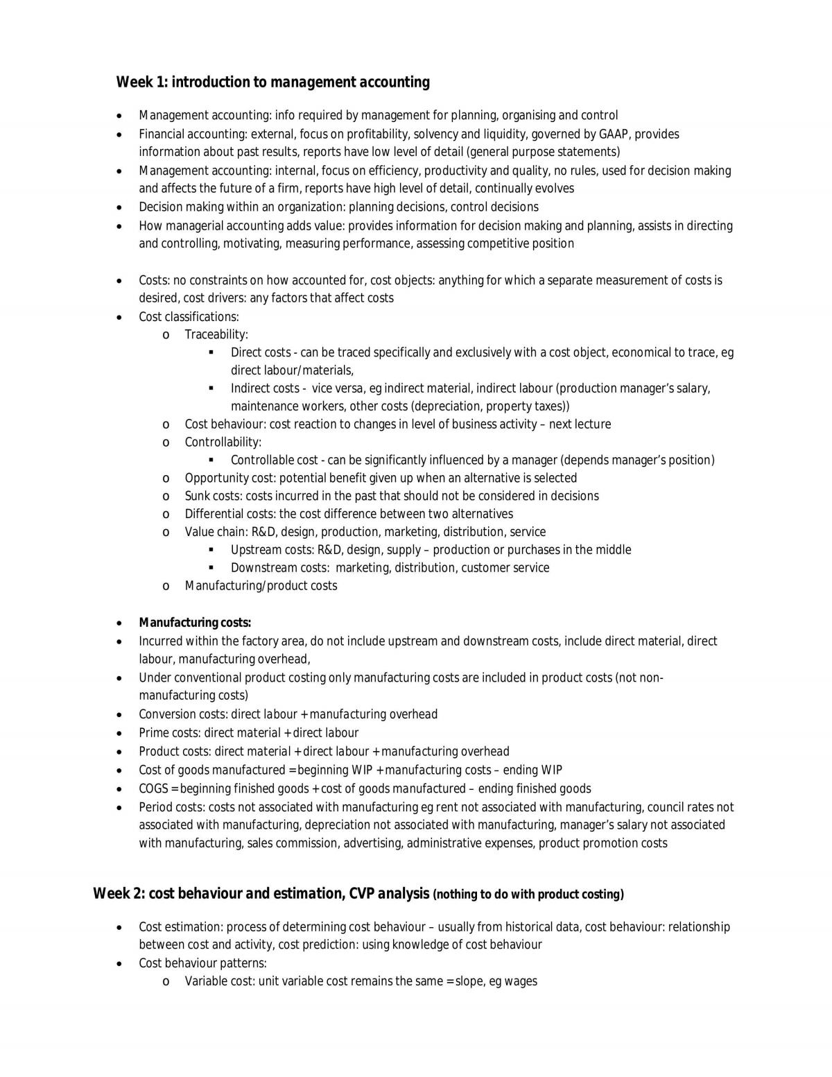 ACCT2012 Full Set of Notes - Page 1