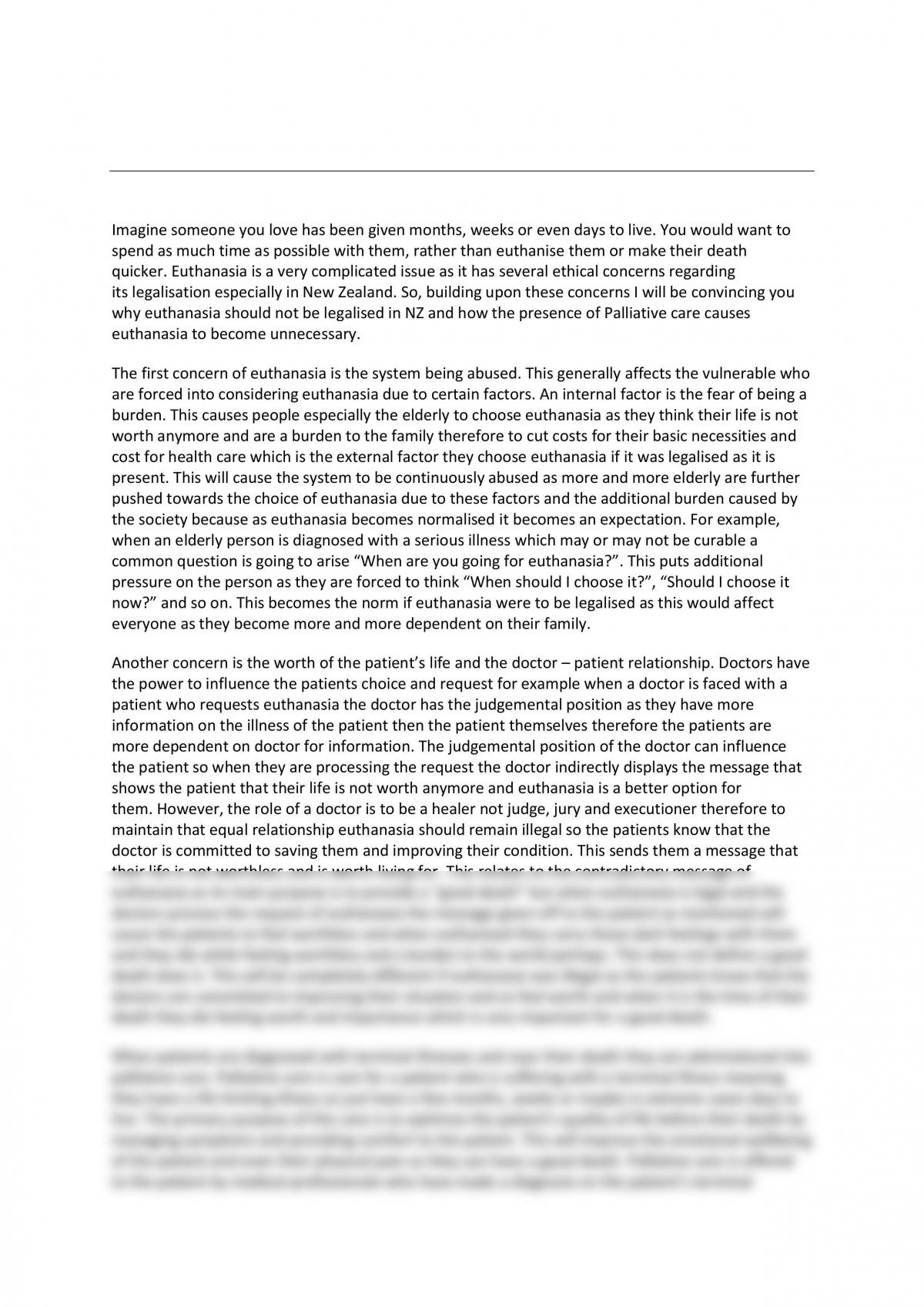 NCEA level 2 Speech Transcript - Page 1