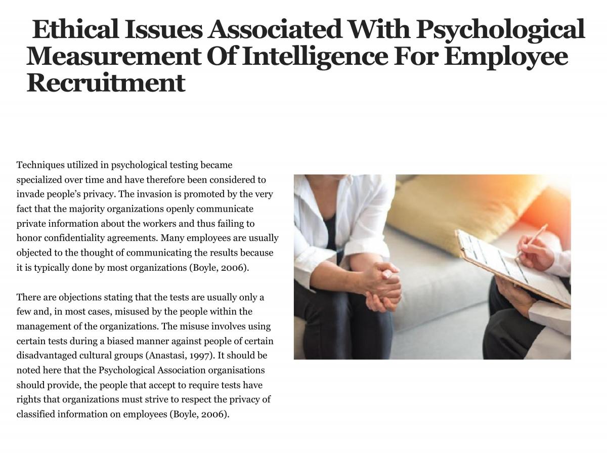 Intelligence & How Its Measured  - Page 10