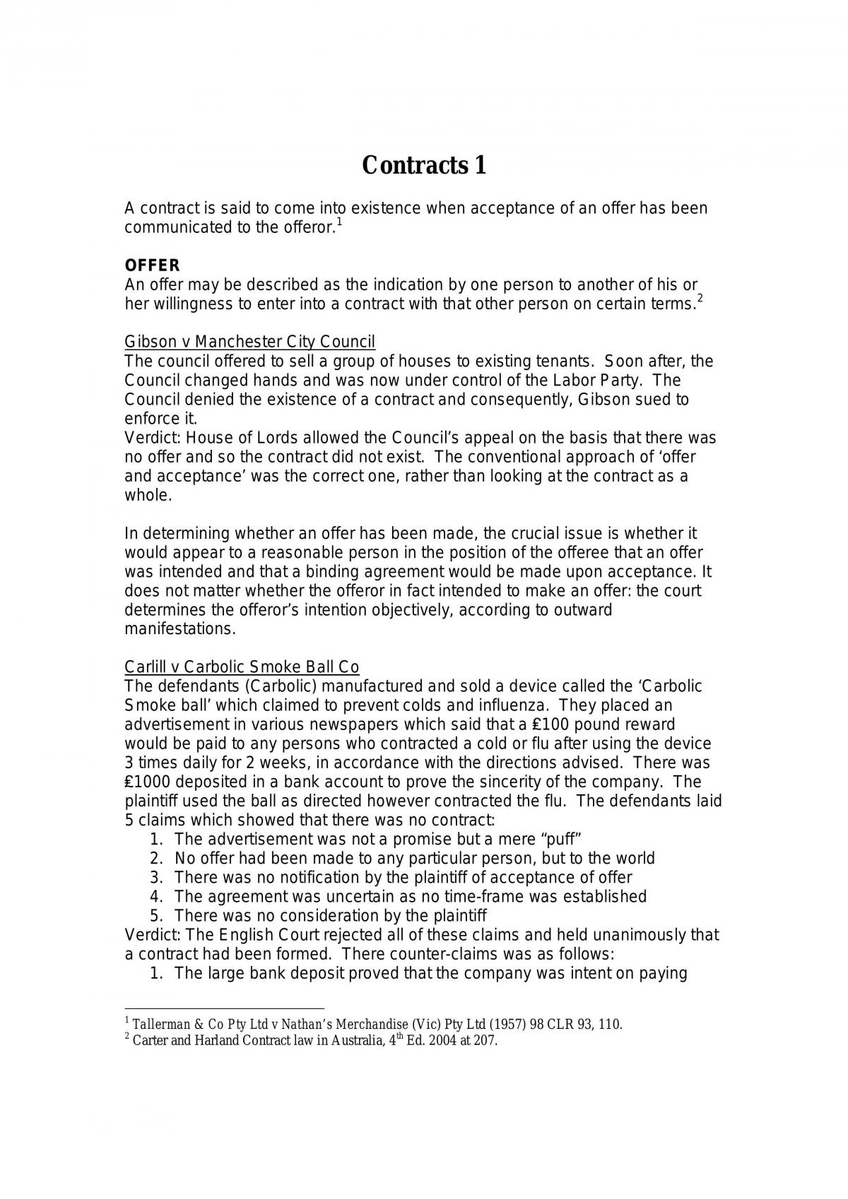 Contracts 1 Notes - Page 1