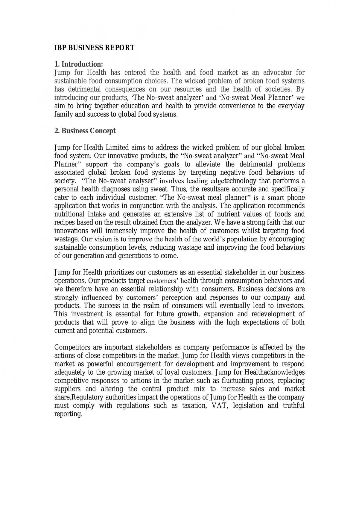 Group Assignment Report - Page 1