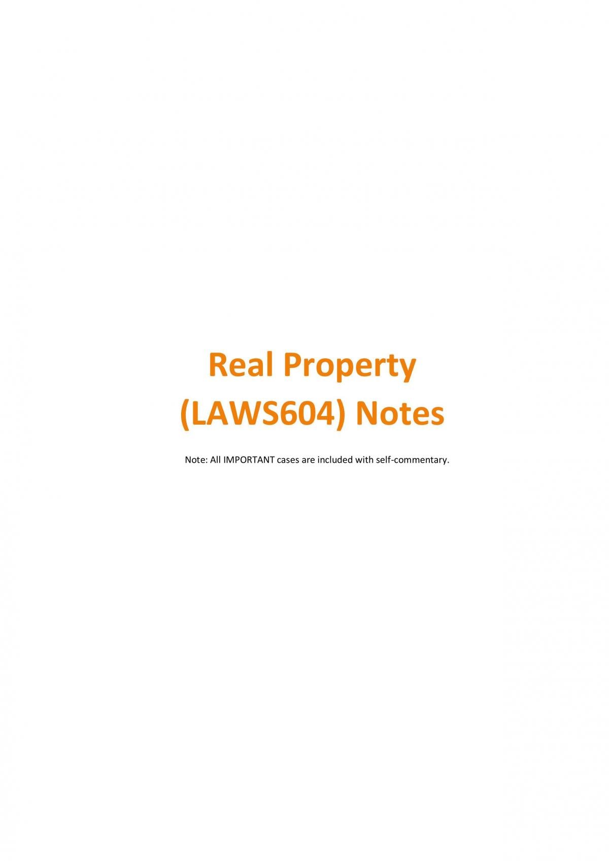 Real Property Week 1 to Week 12 - Page 1