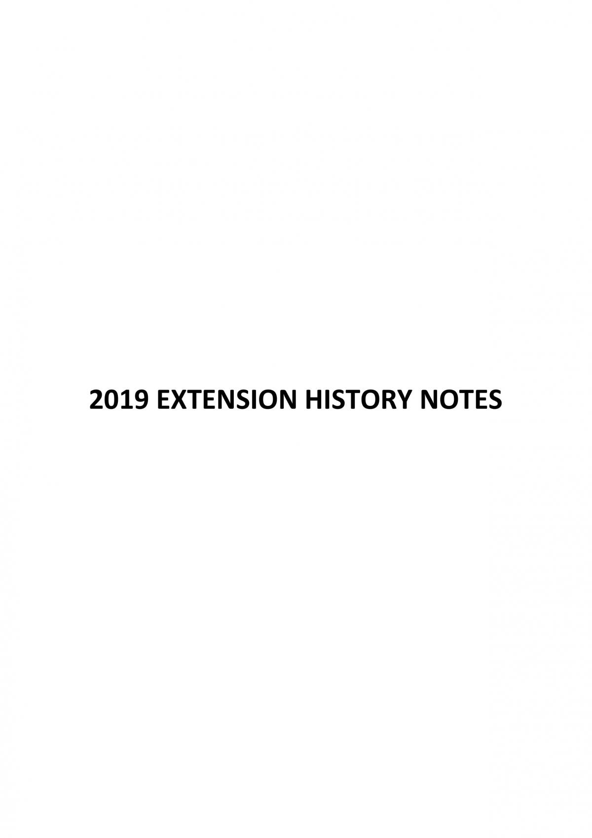 Extension History Notes - Page 1