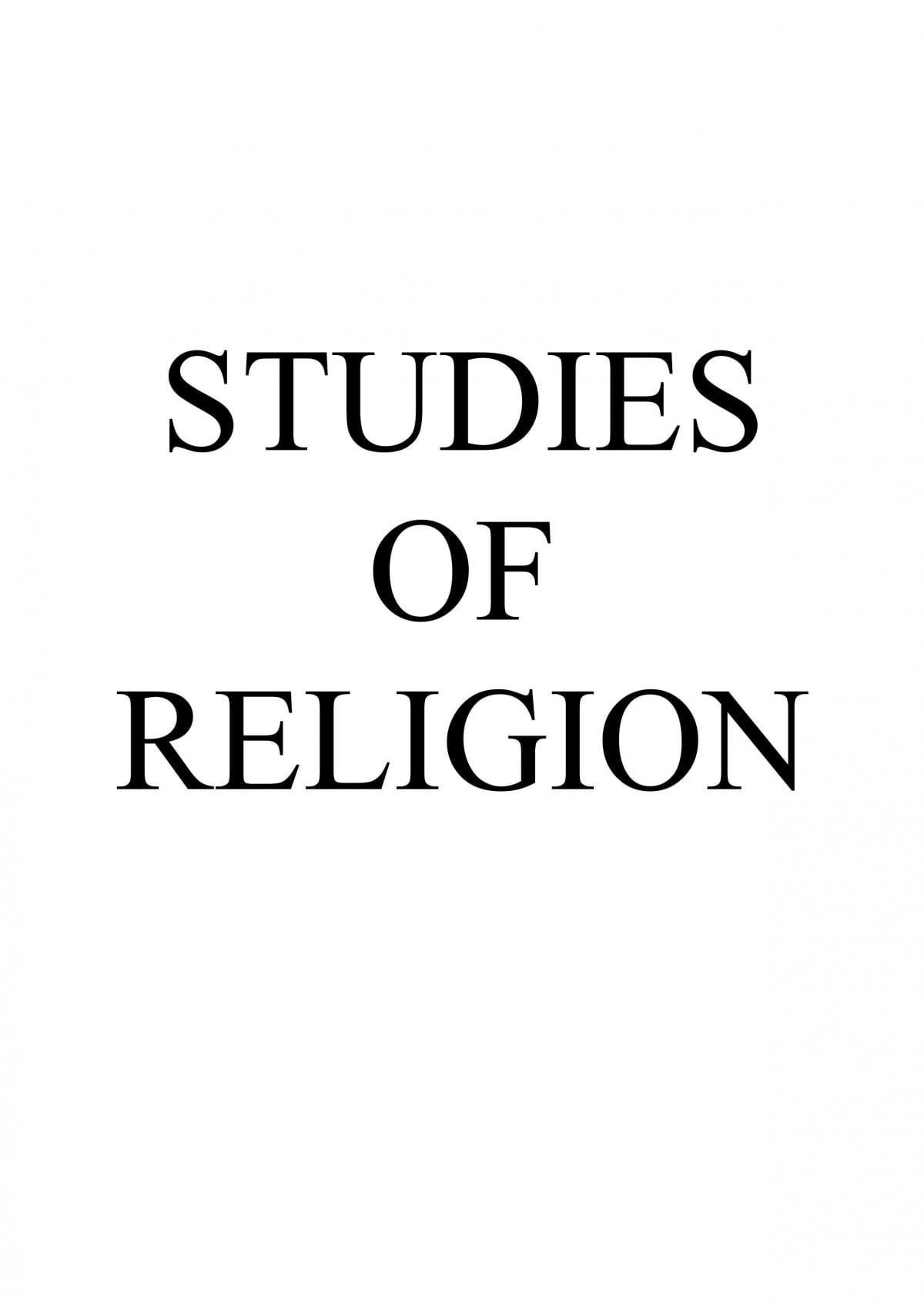 Studies of Religion II compelte notes - Page 1
