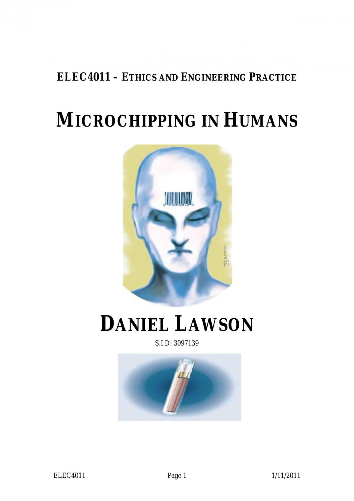 Microchipping Report - Page 1